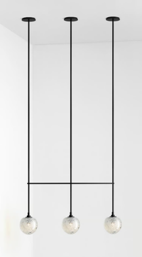 FIZI TRIPLE BALL - LED glass pendant lamp by Articolo Studio - view 3
